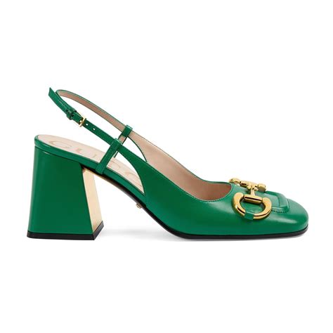 pink gucci slingbacks|Gucci slingback horsebit green.